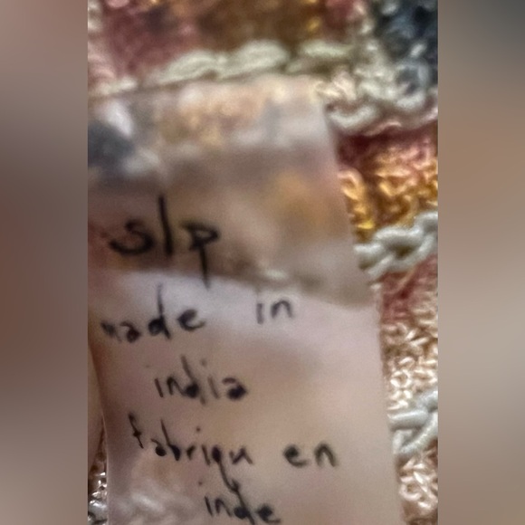 Free People One Raya Bandana Multicolor Patchwork Top - Picture 4 of 5